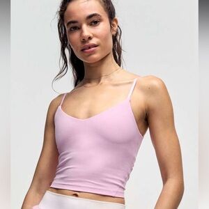 Lululemon Align Cropped Cami Top Light Pink